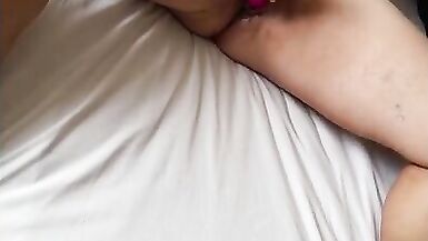 Sexy Bbw playing with her dildo and vibrator to orgasm - 7 image