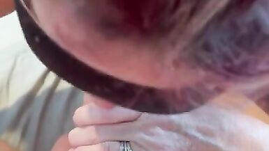 Slut wife sucks cock hard - 10 image