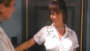 Scientist fucks sexy slut with luscious tits at home - 3 image