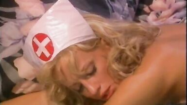 Blonde slut in nurse outfit gets fucked by bald cowboy - 12 image