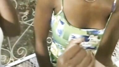 Double Choclate Ebony MILF Handjob 3some For Horny - 2 image