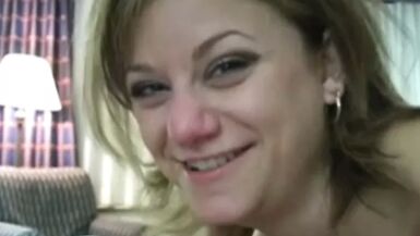 Blowjob From A Very Experienced MILF Cock Blowing - 1 image