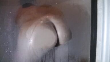 Me taking a shower while hubby films. Watch till end for a special message! - 11 image