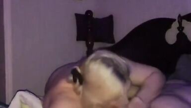 Spun slut sucking cock and getting fucked - 3 image