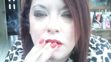 Are You Going To Cum For Me, You Dirty Boy? BBW Smoking JOI - 3 image