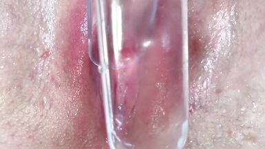 He pee into my pussy by speculum and I squirt too - 13 image