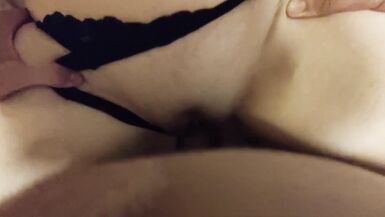 Pulling the panties to the side for a quickie - 5 image