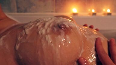 Big Tits Tising And Watered with white cumplays