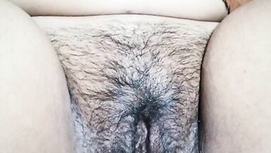 Indian Bitch with thick white pussy cum