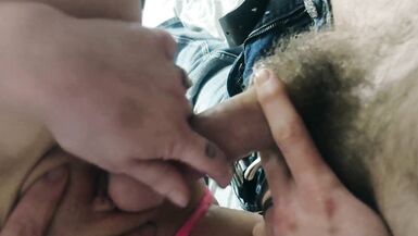 POV Small Submissive Blonde Wife giving Sloppy Wet Blowjob - 14 image