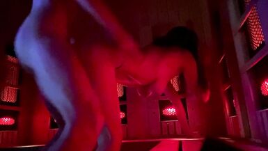 Sexy Busty Milf got Fucked Doggystyle In Sauna - 10 image