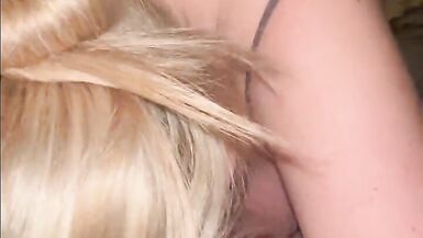 British MILF wife with big tits sucking cock - 5 image