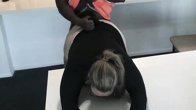Horny Housewife Cheats With Black Construction Worker - 9 image