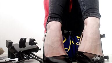 Goddess Carmen plays drums (crush video) - 15 image