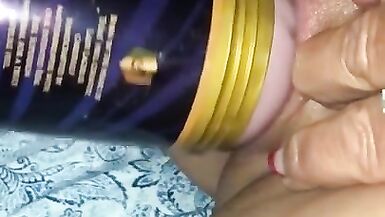 Juicy wet fleshlight tribbing pussy play - 4 image