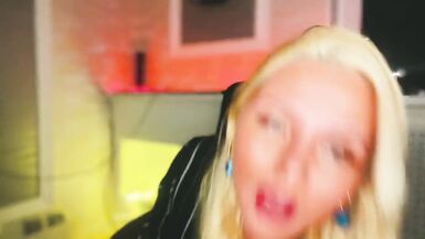 Blonde MILF invites ASMR visit from her friend's mom