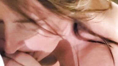 Hot Wife MILF takes a load all over her face - 5 image
