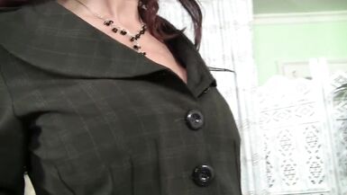 Mom Fucked - MILF Syren brunette teen eager for cock to suck - 2 image