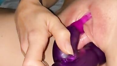 Bo peep uses toy while woody fingers her tight ass - 2 image
