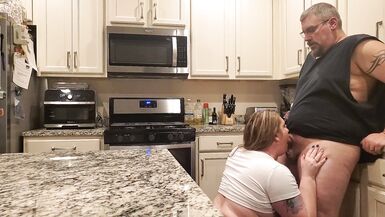 Blowjob and Hard fuck in the kitchen - 6 image