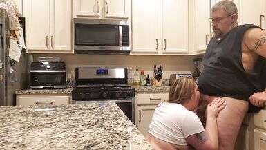 Blowjob and Hard fuck in the kitchen - 7 image