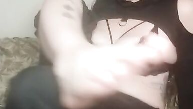 i take off my socks and invite you to lick them warm - 3 image