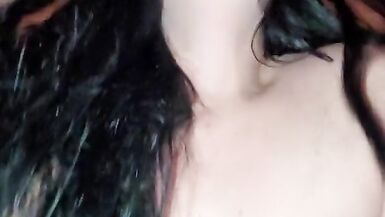 Girlfriend multiple orgasm, thick dick with toy - 3 image