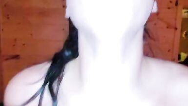 Girlfriend multiple orgasm, thick dick with toy - 8 image