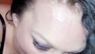 POV thick cock sucking, pussy close up - 11 image
