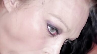 POV thick cock sucking, pussy close up - 2 image