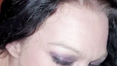 POV thick cock sucking, pussy close up - 3 image