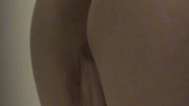 I hid behind a curtain and caught her masturbating - 10 image