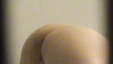 I hid behind a curtain and caught her masturbating - 11 image