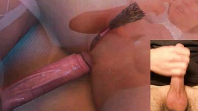Professeur baisé et cumshot - being a dik porn game - 3 image