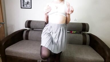 The First Porn Casting Of A Shy Blonde - Hard Sex - 3 image