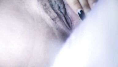 inexperienced brunette masturbating and showing naked - 9 image