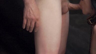 My master whipped me with his dick, pissed me into his mouth - 10 image