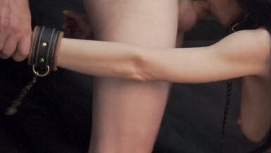 My master whipped me with his dick, pissed me into his mouth - 8 image