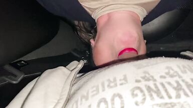 Swallowed sperm. Ass Spanking. POV blowjob. Outdoor Throat. - 15 image