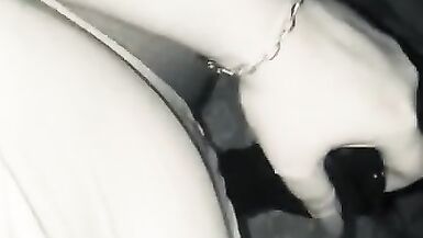 Up at 4 horny pussy bbdildo deep in