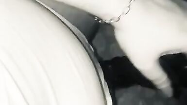 Up at 4 horny pussy bbdildo deep in
