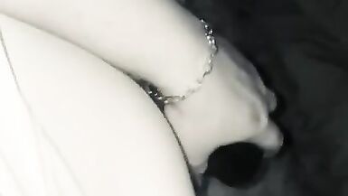 Up at 4 horny pussy bbdildo deep in