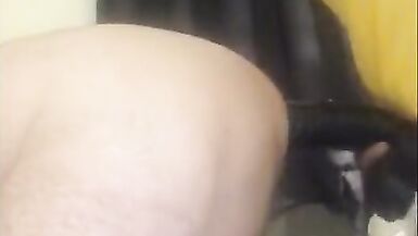 Brazilian Wife Pegging hard with BBC and fists ass - 7 image
