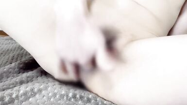 A Japanese married woman with black hair shows off masturbation with M-shaped spread legs and Iku - 15 image