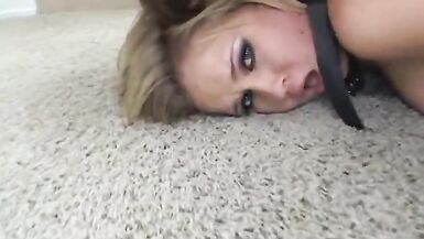 Freckly blonde takes massive cumload in mouth after fucking - 10 image