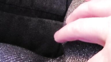 Rubbing my pussy through my leggings - 2 image