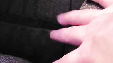 Rubbing my pussy through my leggings - 6 image