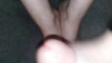 Cuming on feet of slut milf - 15 image