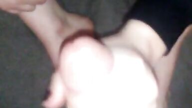 Cuming on feet of slut milf - 9 image