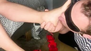 licked off my feet by this submissive - 6 image